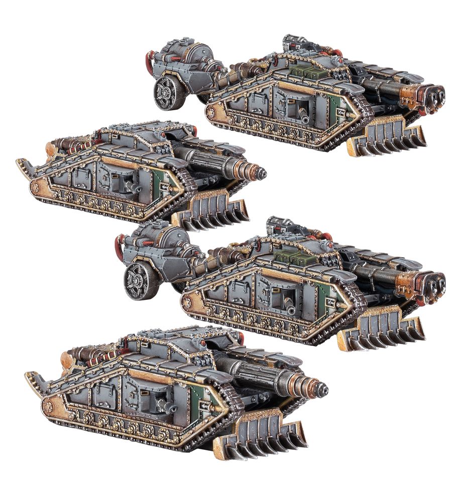 Solar Auxilia: Malcador Infernus and Valdor Tank Destroyers