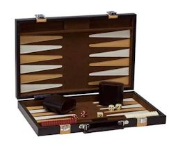 Backgammon 15 inch Brown & Tan