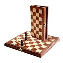Chess Set Wood Folding 11inch Magnetic