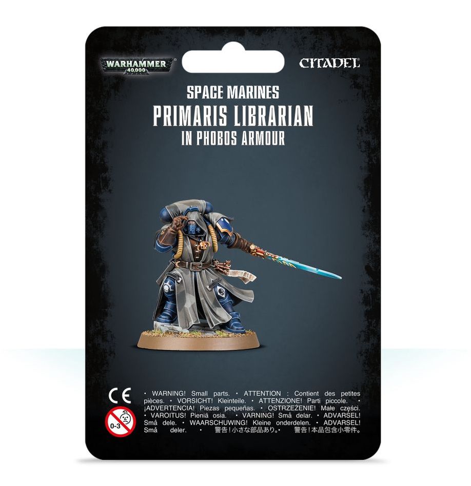 SM: Primaris Librarian in Phobos Armour