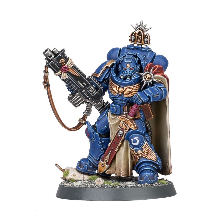 SM: Captain in Gravis Armour with Master-crafted Heavy Bolt Rifle