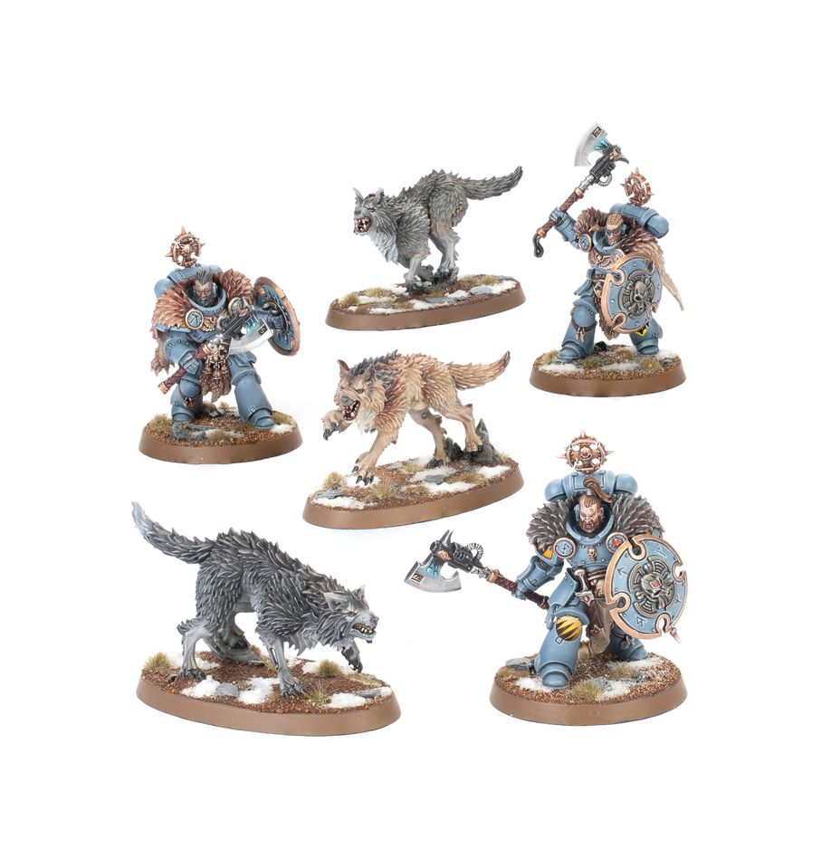 SM Space Wolves: Wolf Guard Headtakers