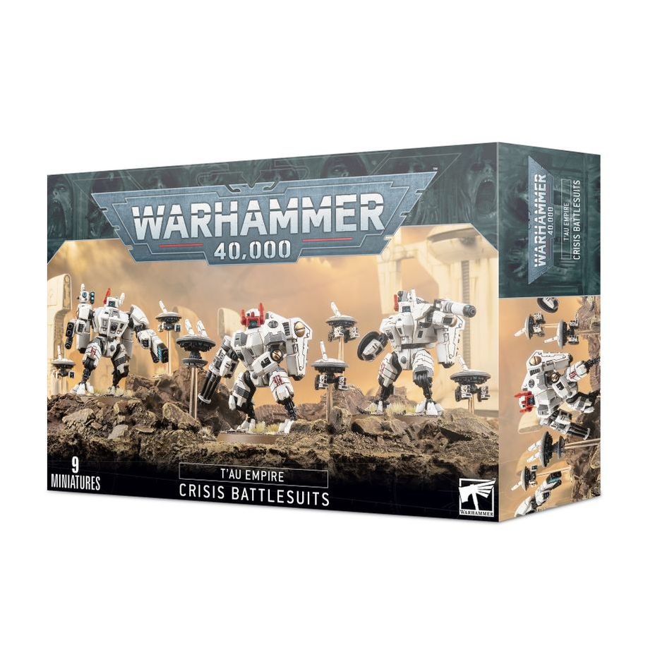 T'AU Empire: XV8 Crisis Battlesuit Team