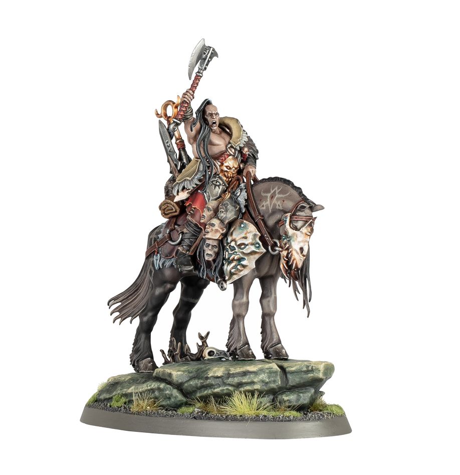 Chaos: Darkoath Chieftan on Warsteed