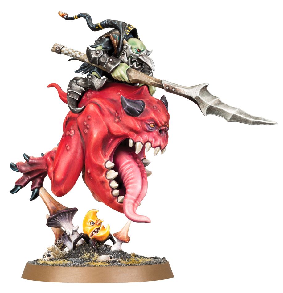 Gloomspite: Loonboss on Giant Cave Squig