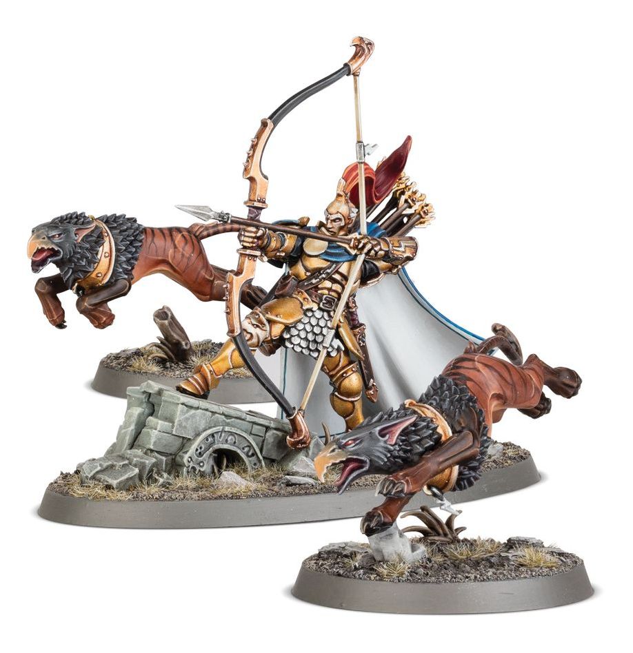 Stormcast: Knight-Judicator with Gryph-hounds