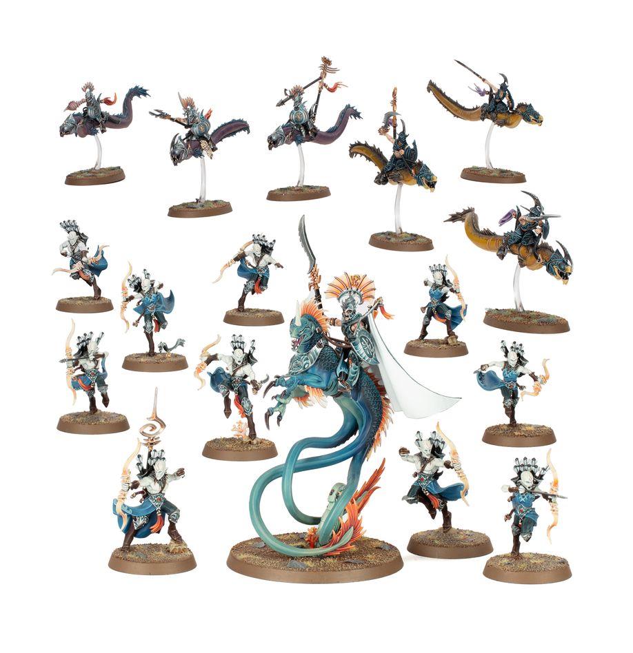 Idoneth Deepkin: Akhelian Tide Guard Spearhead