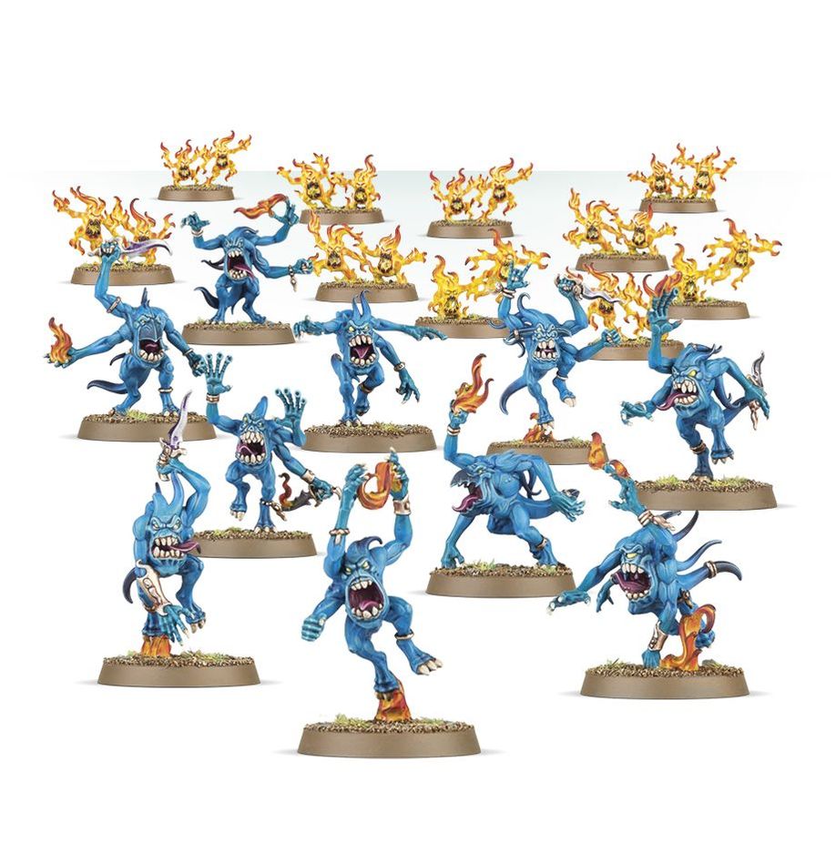 Chaos Tzeentch: Blue Horrors and Brimstone Horrors