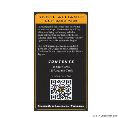 Rebel Alliance Unit Card Pack