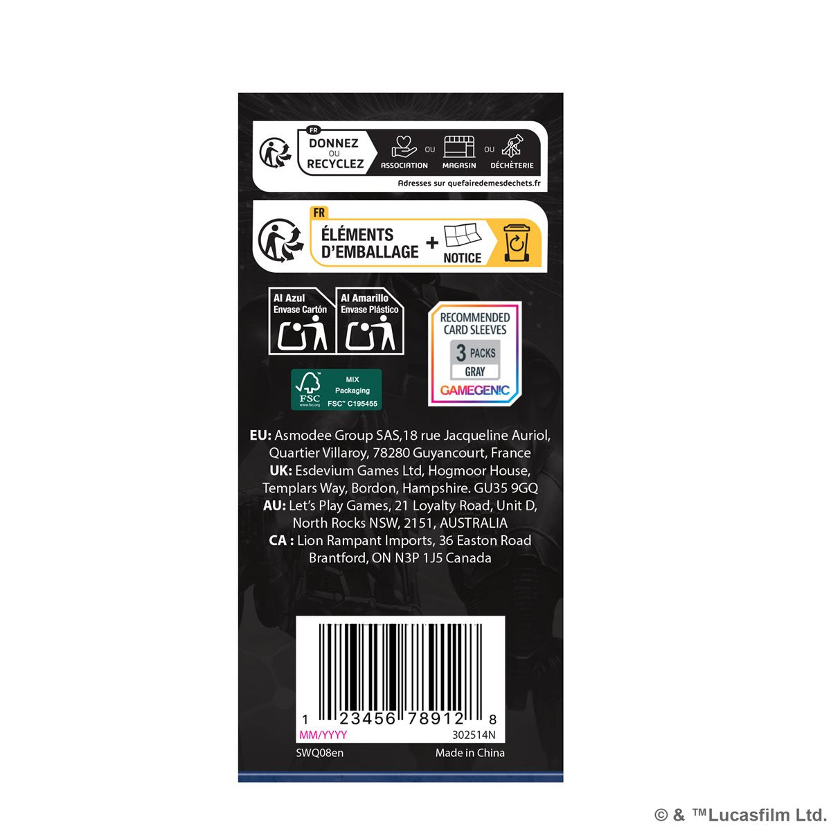 Separatist Alliance Unit Card Pack