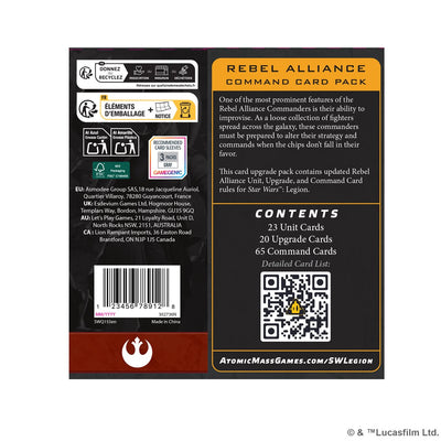 Rebel Alliance Command Card