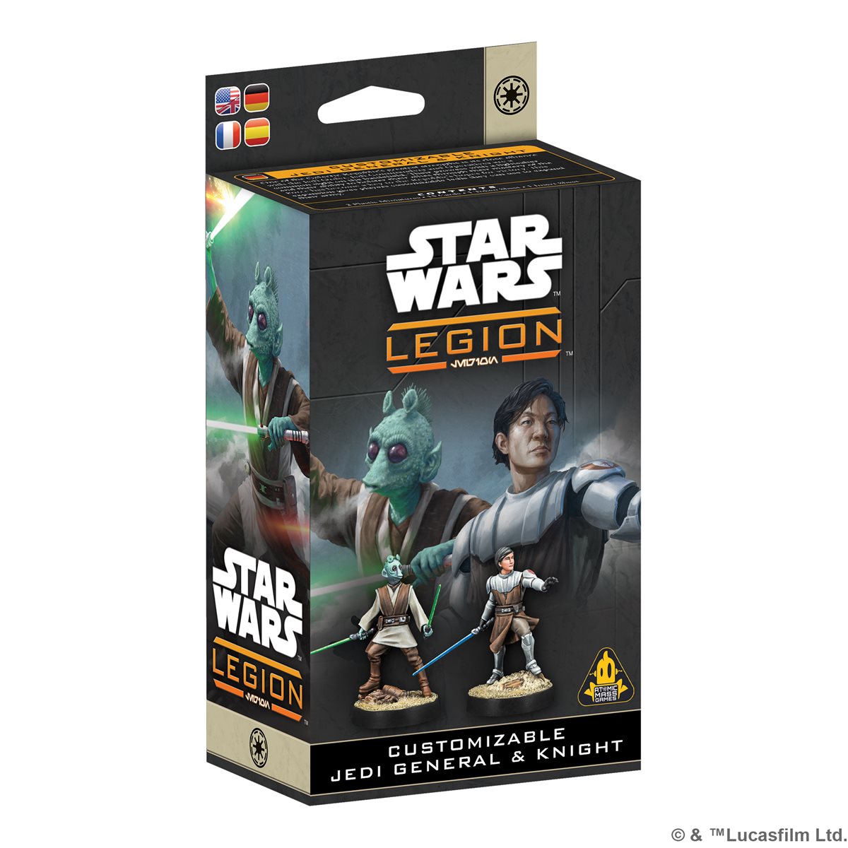 Galactic Republic Customizable Jedi General and Knight
