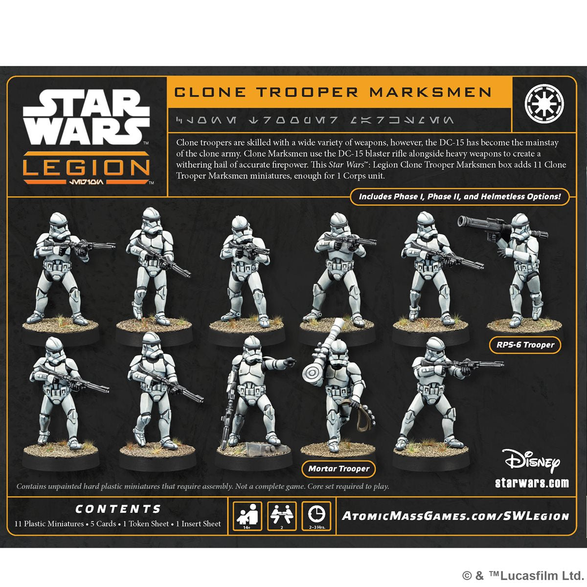 Galactic Republic Clone Trooper Marksmen
