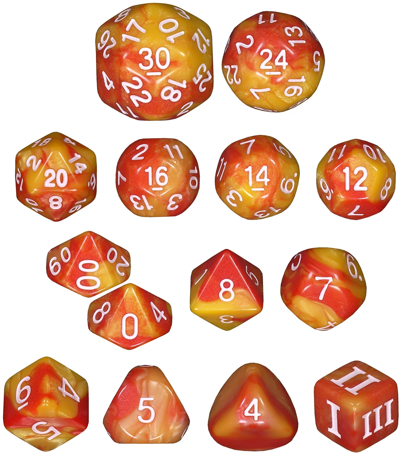 DCC 14-DIE SET FLAME ARROWS