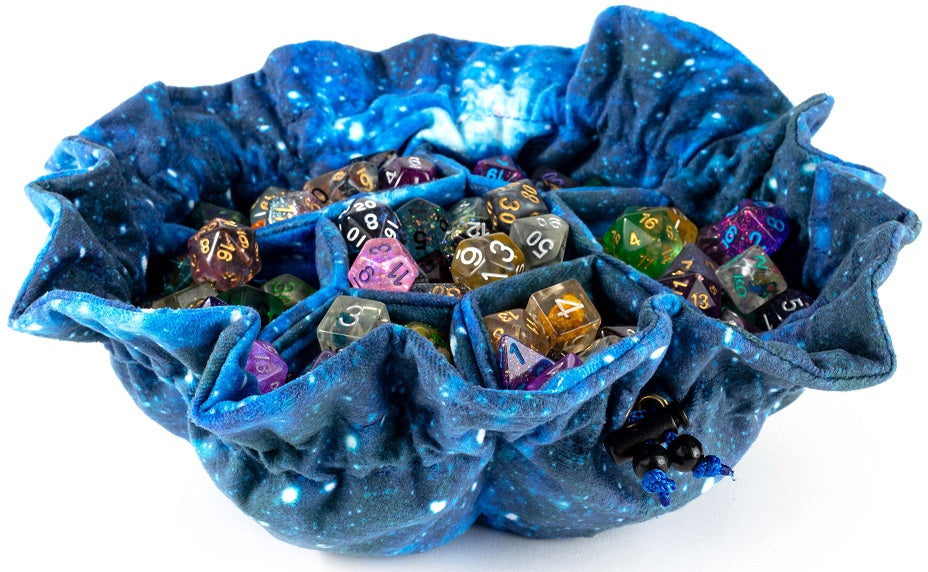 DICE BAG VELVET COMPARTMENT W/ POCKETS GALAXY