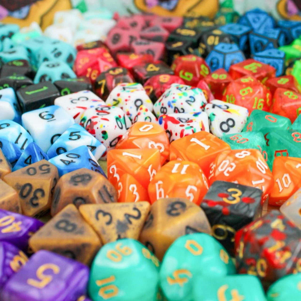 Mystery Dice Goblin - Matching Polyhedral Dice Set - Random Color
