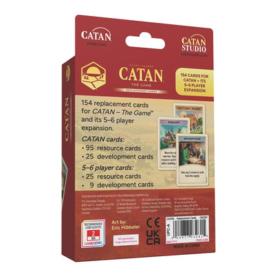 CATAN Accessory: Base Game Cards