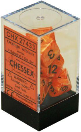 VORTEX 7-DIE SET ORANGE/BLACK
