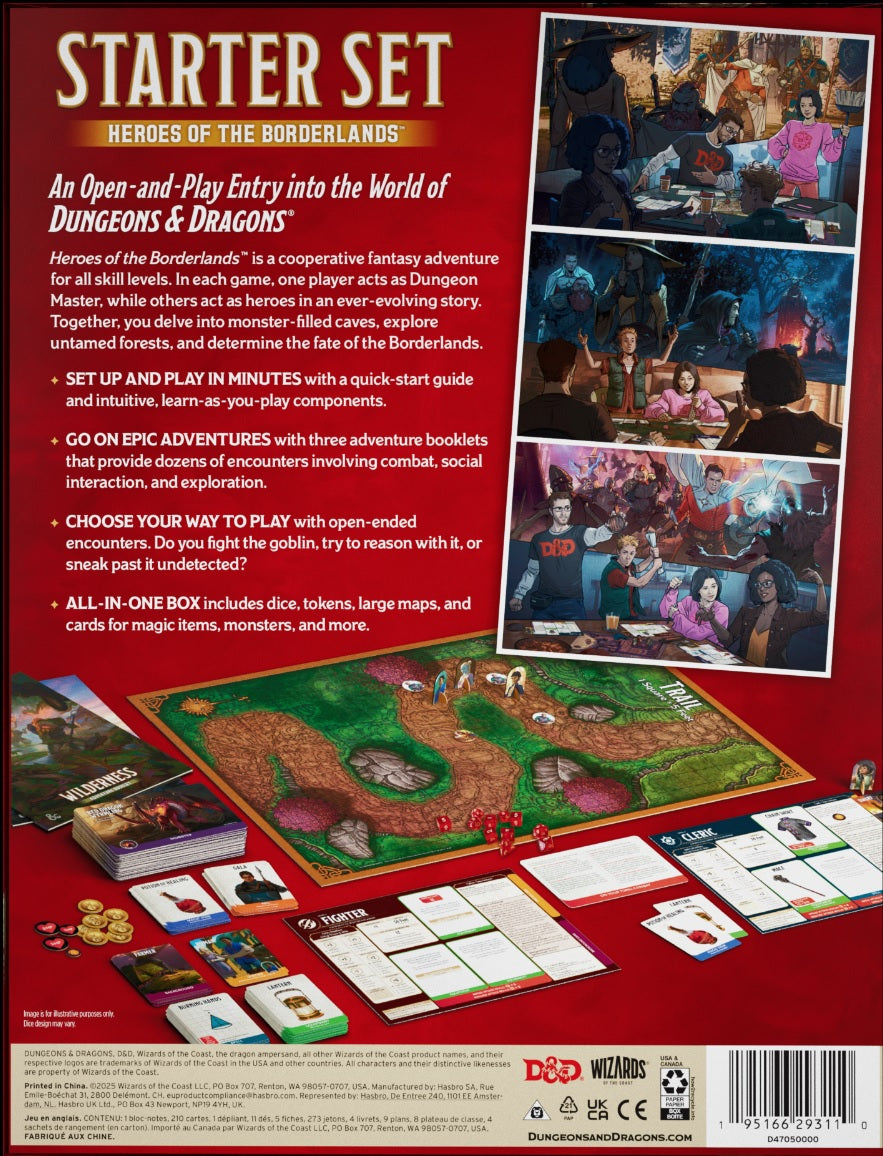 DUNGEONS & DRAGONS: STARTER SET HEROES OF THE BORDERLANDS