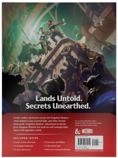D&D: ADVENTURES IN FAERUN