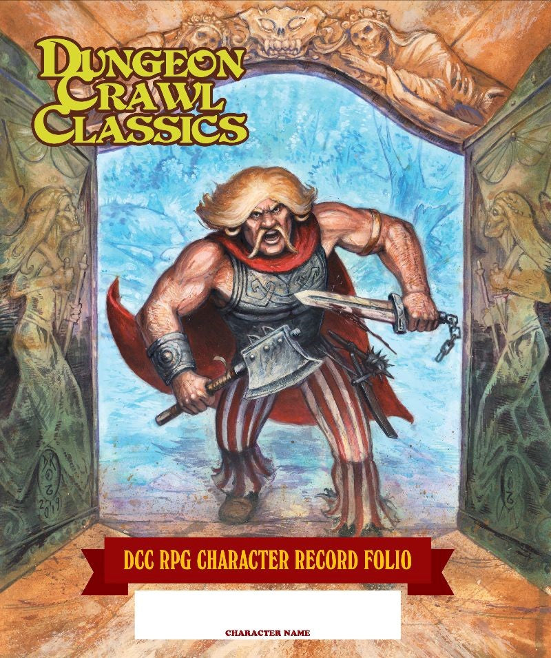 DCC RPG Character Record Folio