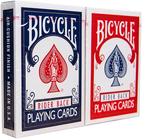 Bicycle Deck: Standard Poker Cards BLUE/RED (2 Pack)