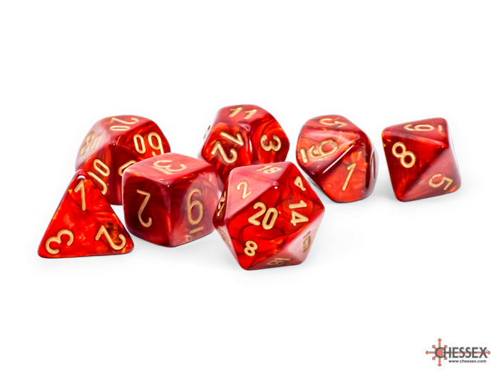 DICE MEGA 7-set SCARLET/GOLD