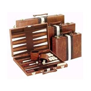 Backgammon Brown with stripe  18 inch